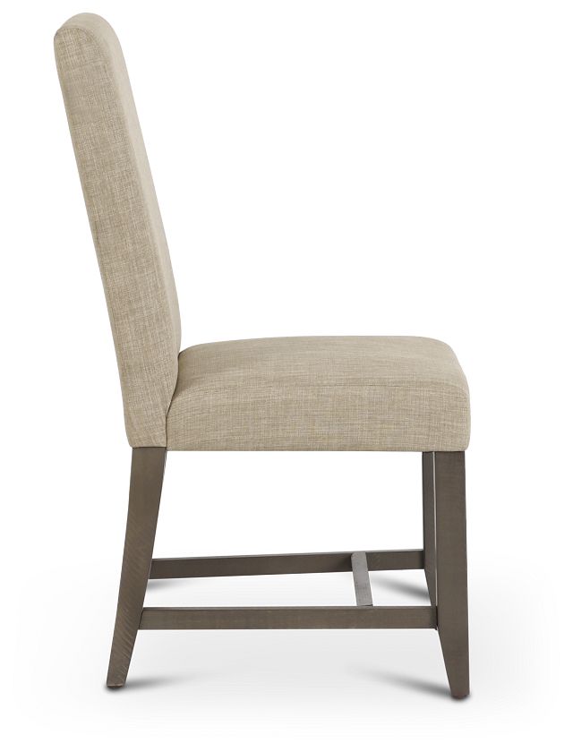 Taryn Light Taupe Upholstered Side Chair