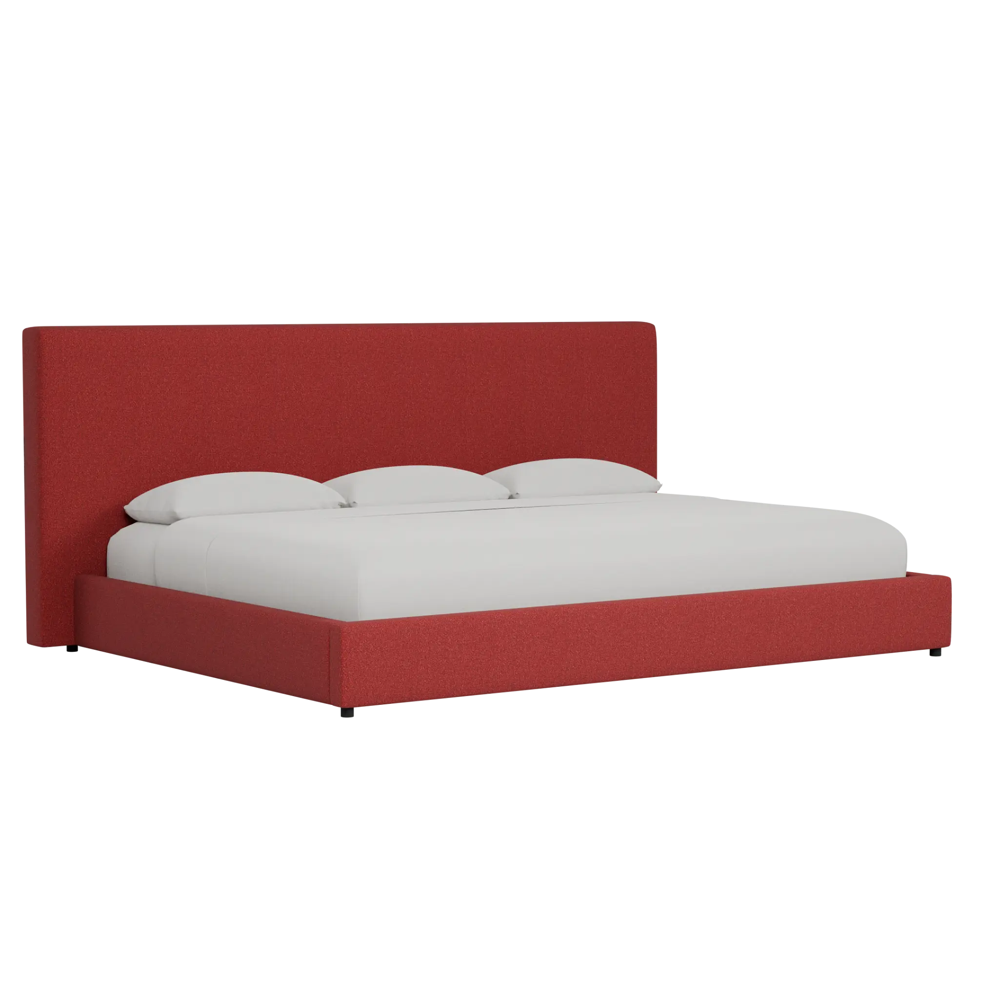 Grayton Elite Red 54" Upholstered Platform Bed Grayton Elite Red 54" Upholstered Platform Bed