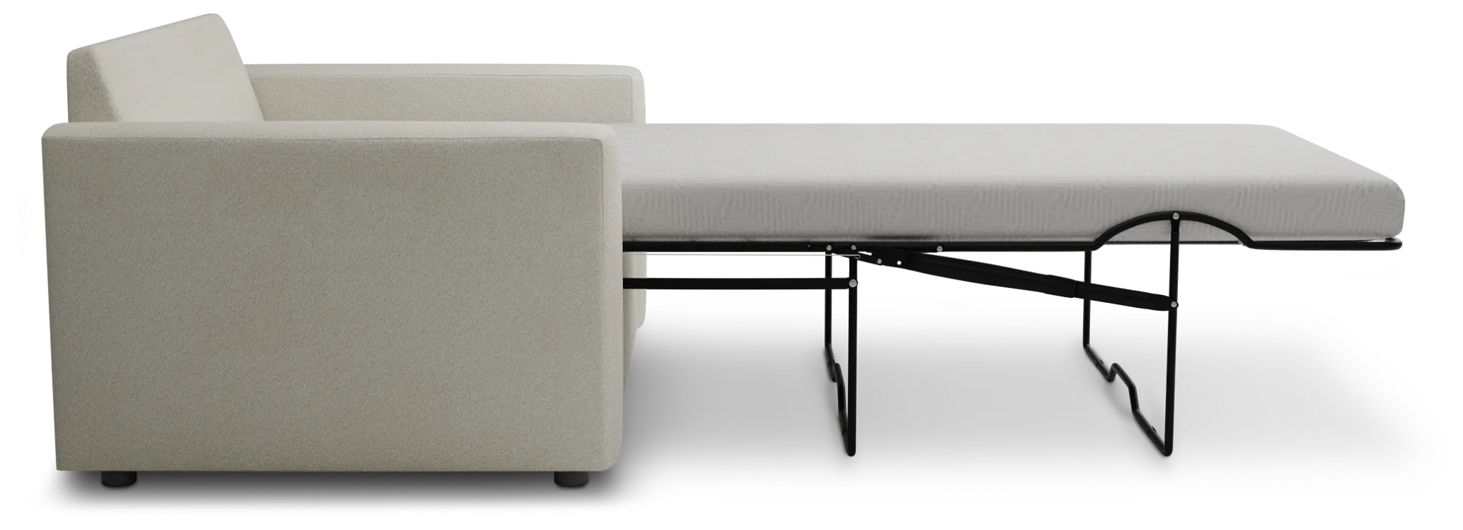 Siesta Elite Ivory Fabric Memory Foam Sleeper