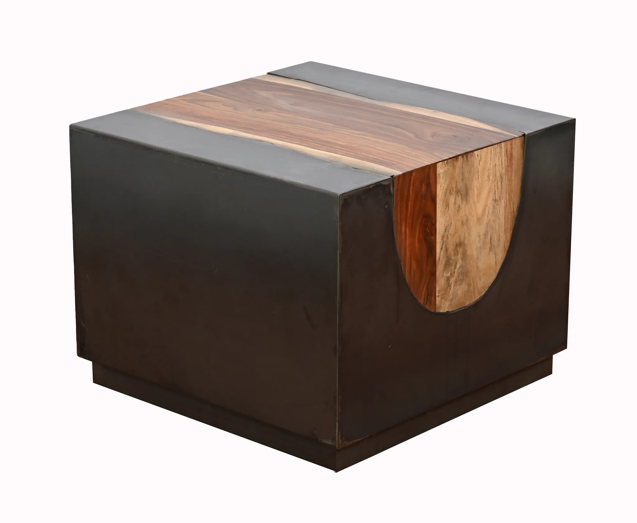 Raul Gray Square End Table