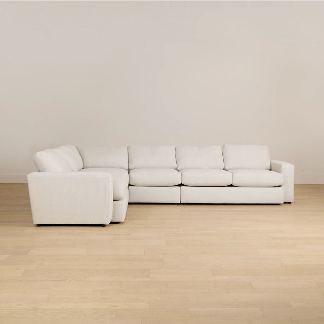 Brantley Light Beige Fabric Medium Two-arm Sectional