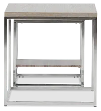 Elliot Gray Set Of 2 Nesting End Table
