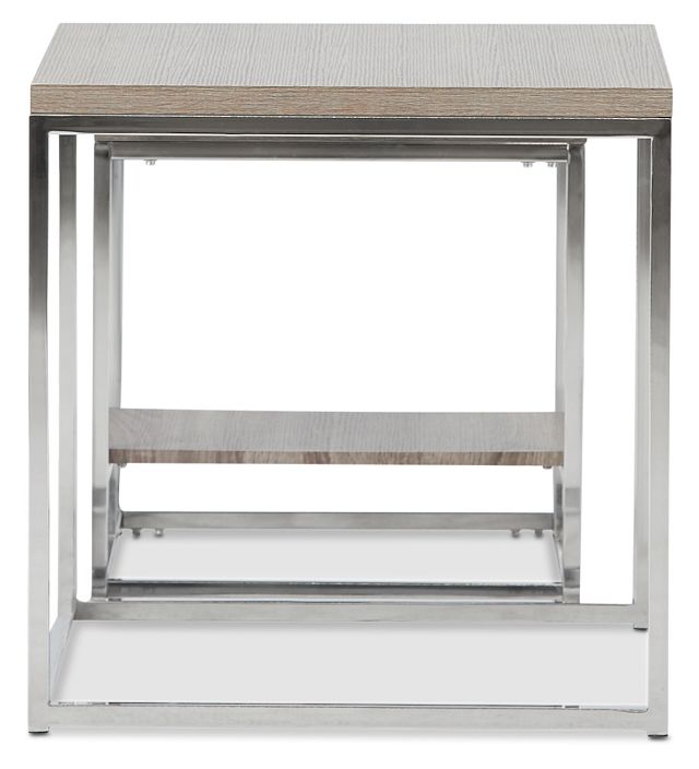 Elliot Gray Set Of 2 Nesting End Table