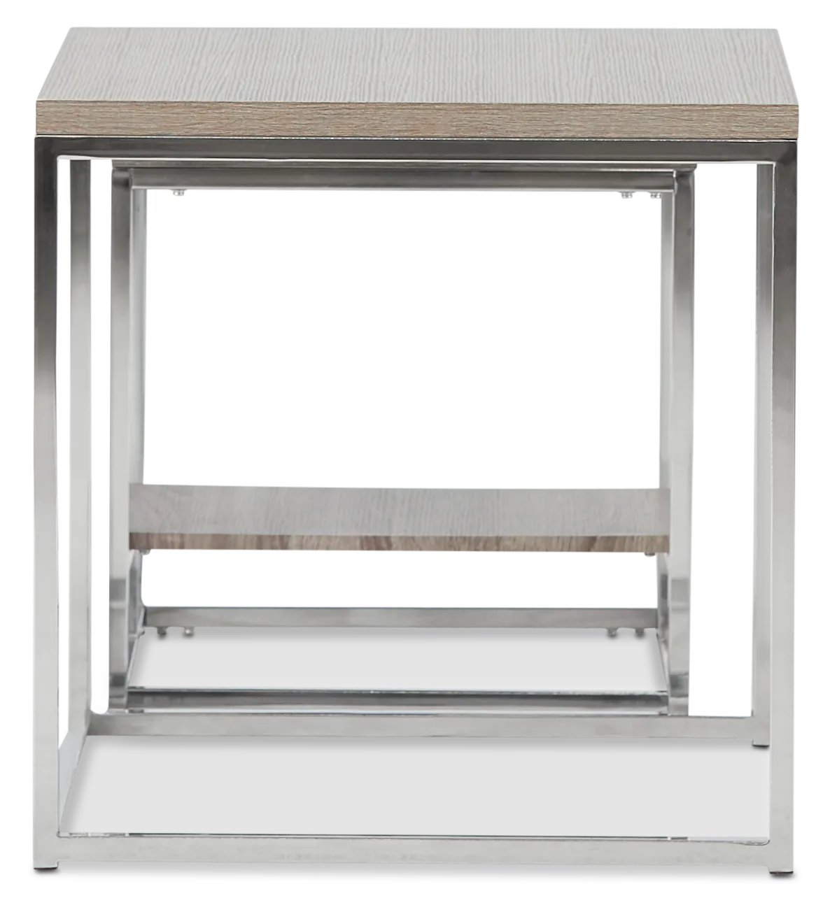 Elliot Gray Set Of 2 Nesting End Table