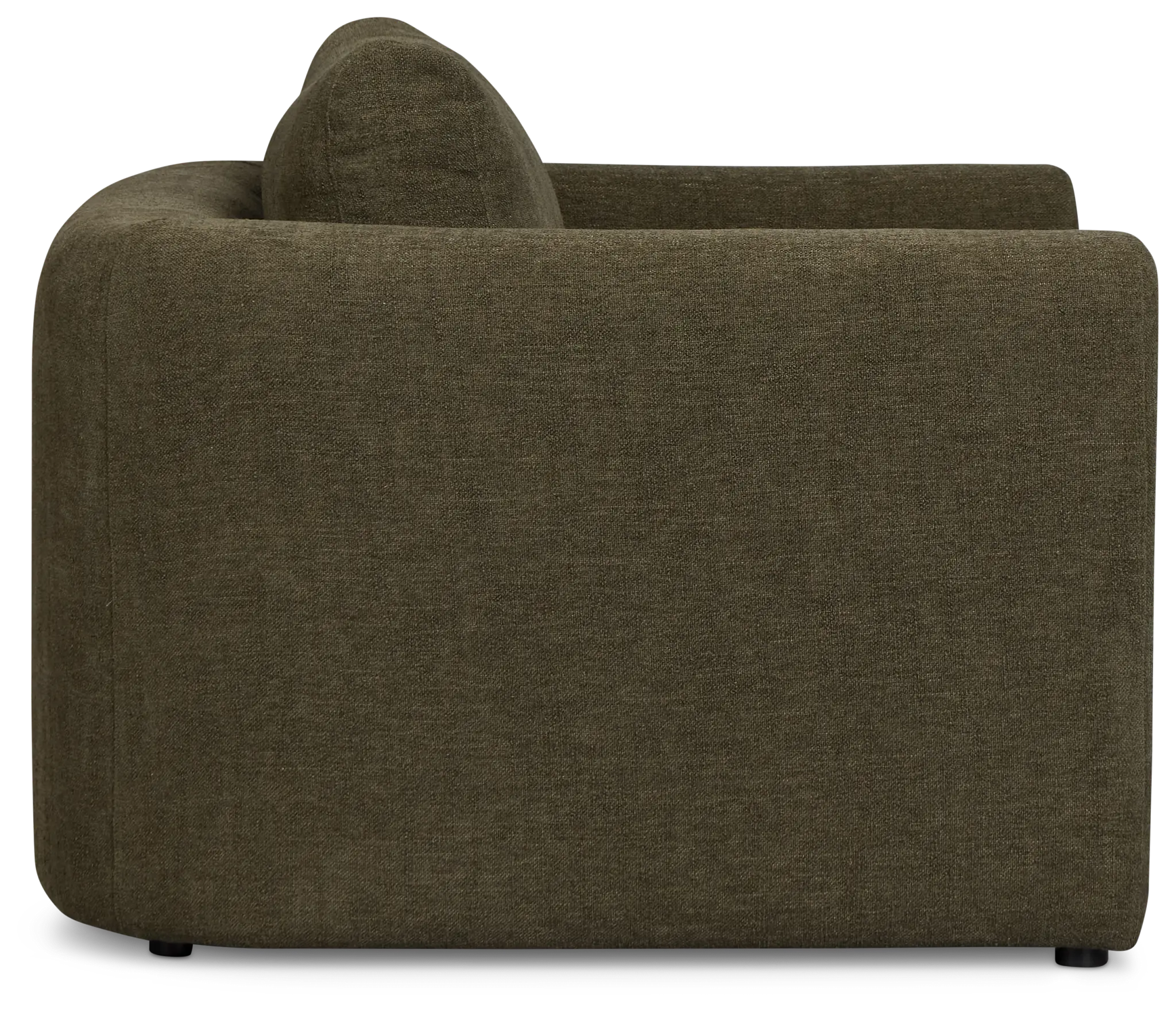Alma Dark Green Fabric Chair Alma Dark Green Fabric Chair