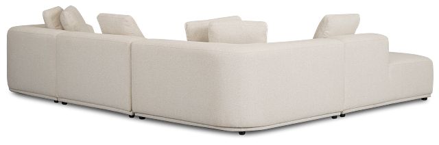 Catalina Beige Fabric Medium Right Chaise Sectional