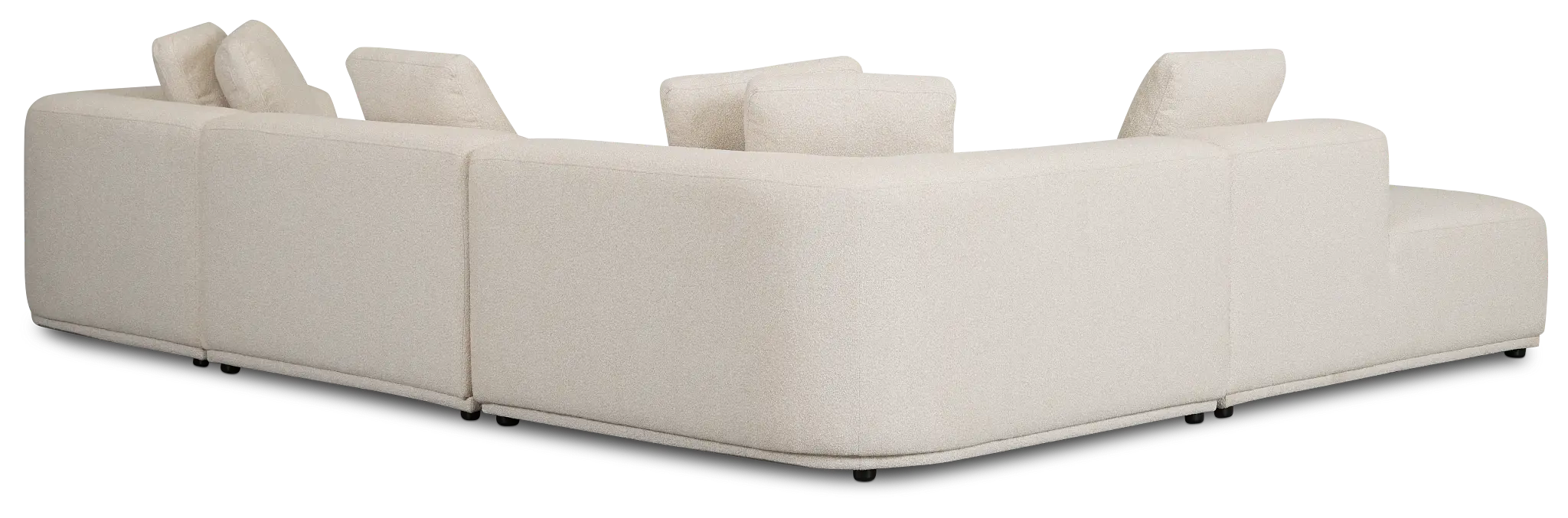 Catalina Beige Fabric Medium Right Chaise Sectional Catalina Beige Fabric Medium Right Chaise Sectional