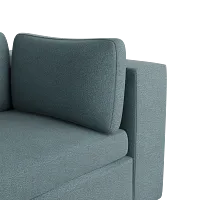 Destin Sutton Blue Fabric 3 Piece Modular Sofa