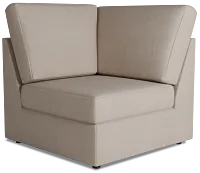 Citymod Beige Fabric Wedge