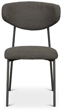 Fresno Dark Gray Upholstered Side Chair