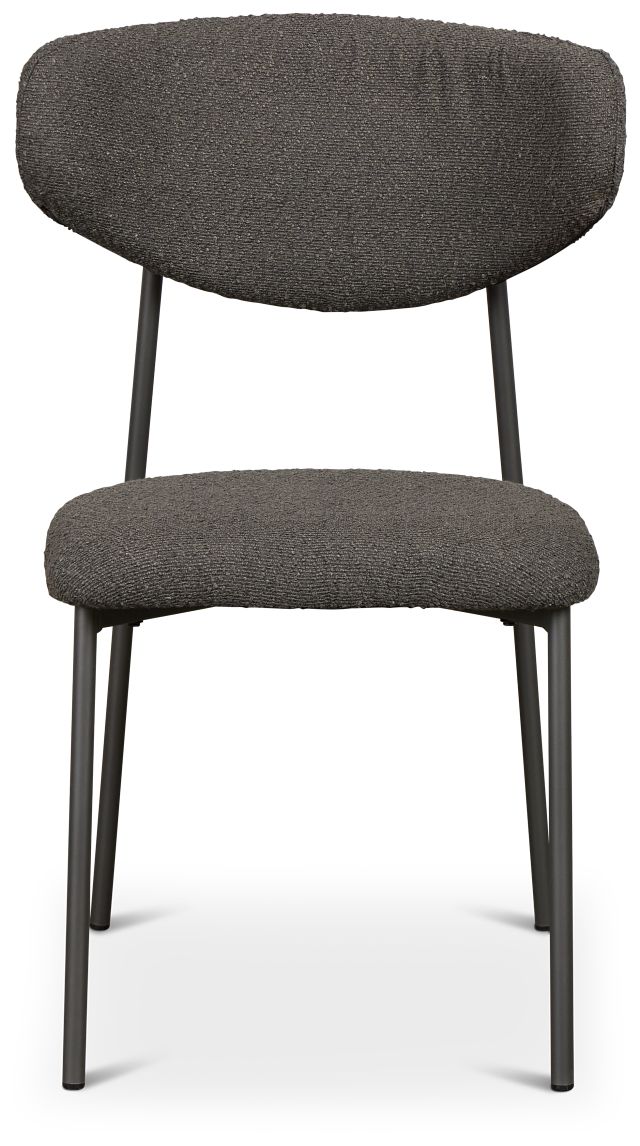 Fresno Dark Gray Upholstered Side Chair