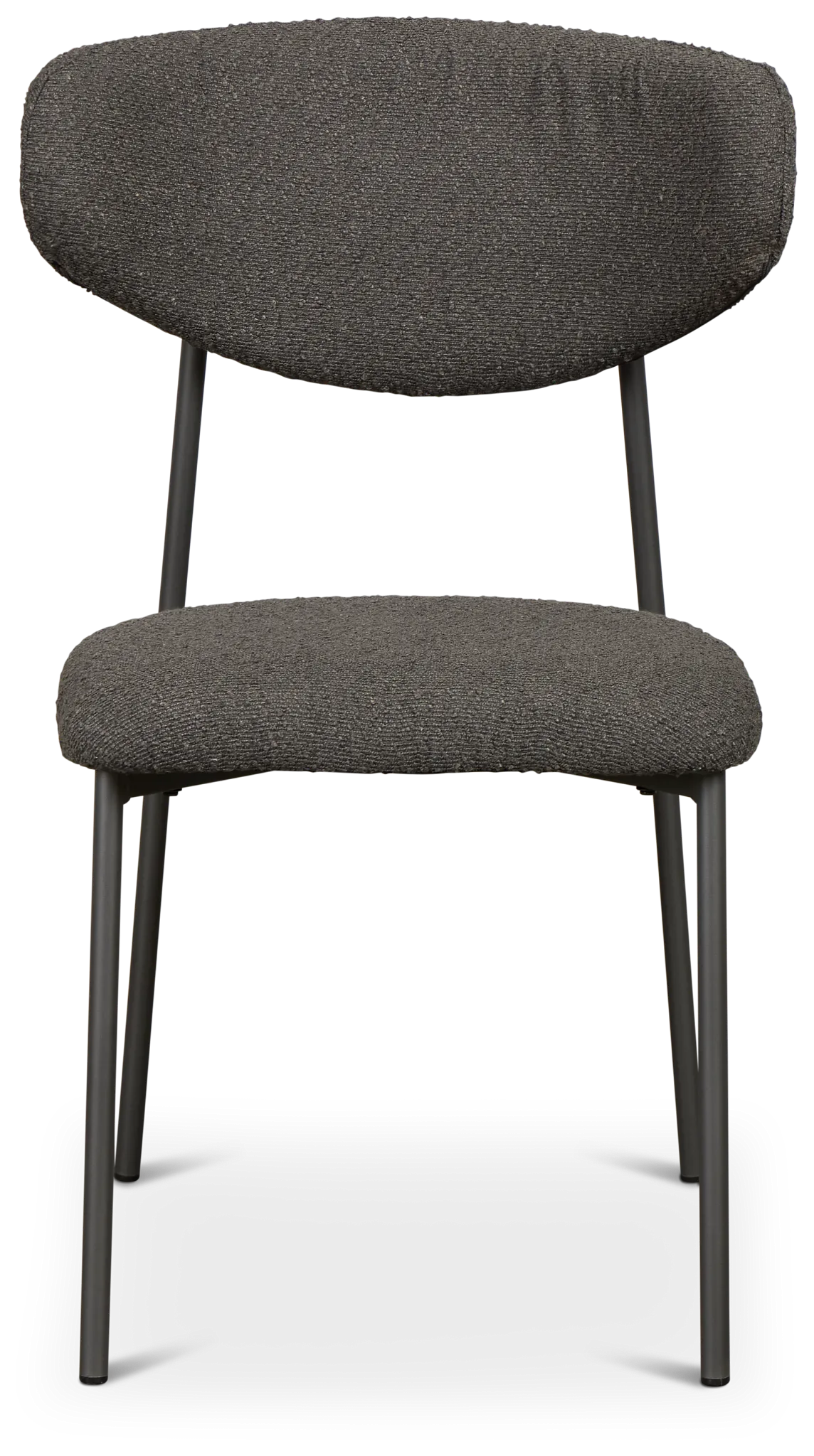 Fresno Dark Gray Upholstered Side Chair
