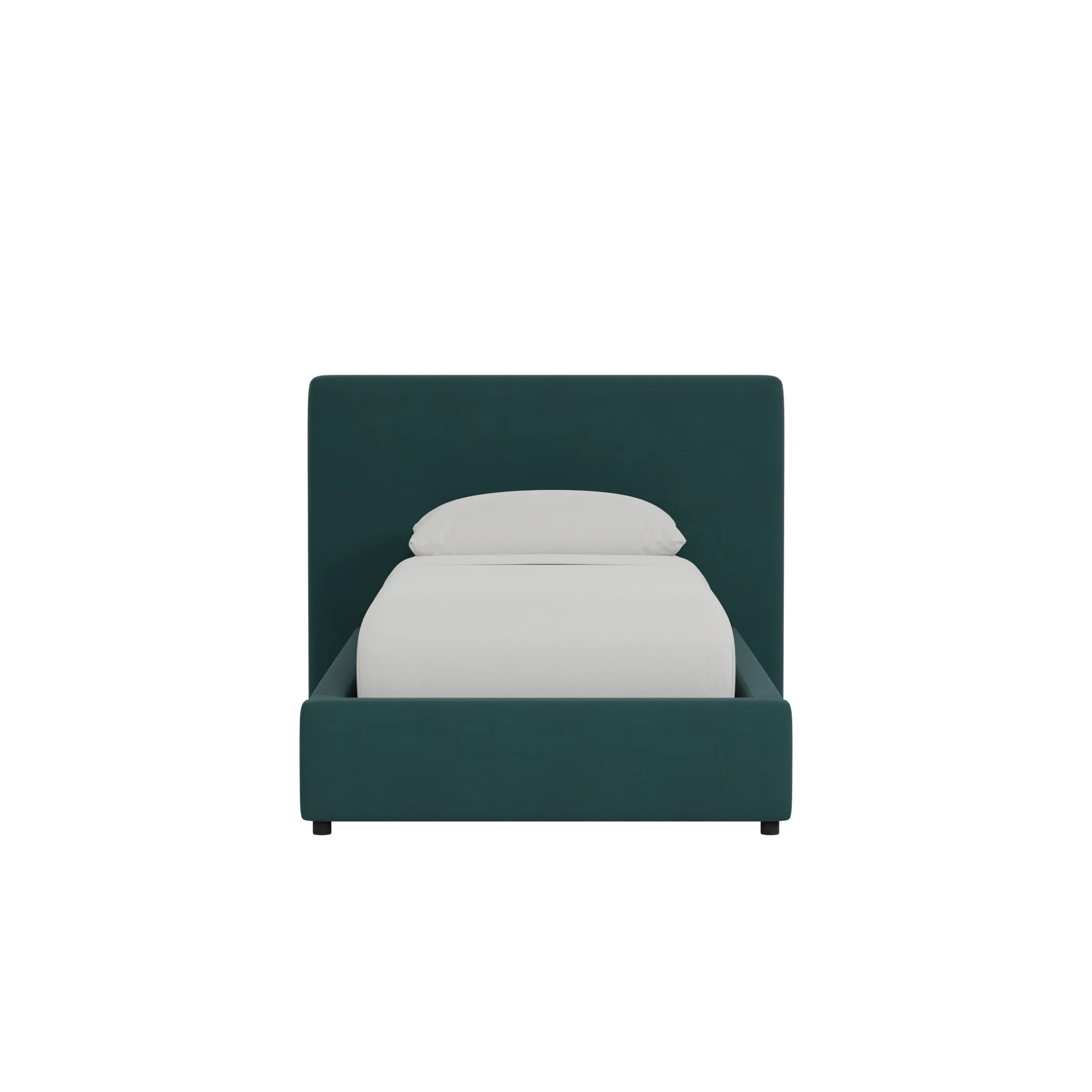 Grayton Joya Green 44" Upholstered Platform Bed