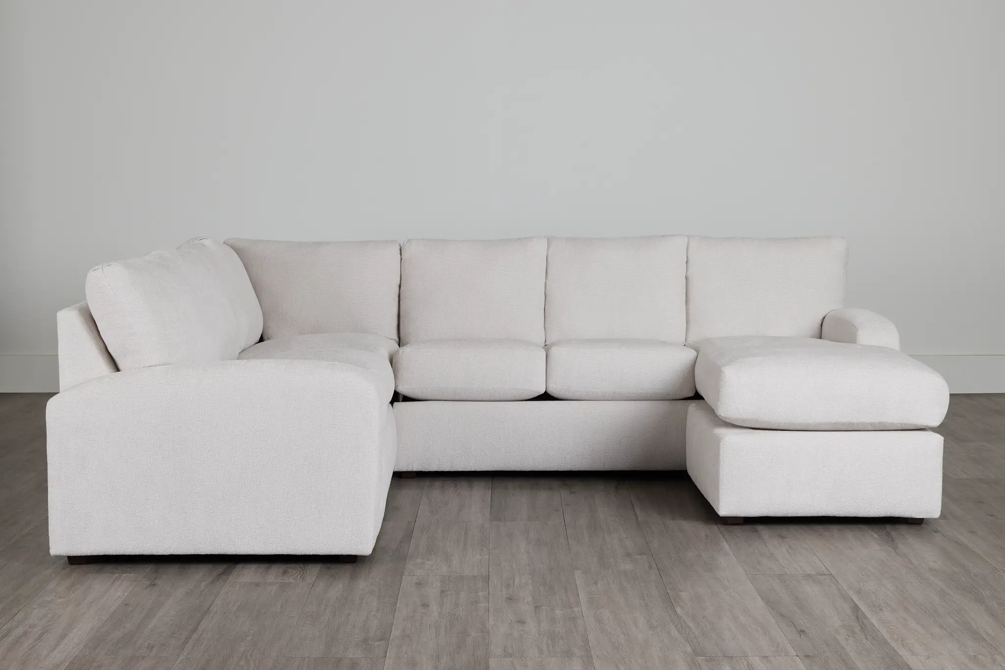 Colby White Micro Right Chaise Sectional Colby White Micro Right Chaise Sectional
