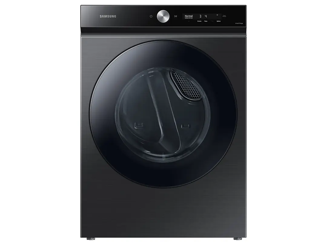 Samsung Bespoke Series Black Front Load Gas Dryer Samsung Bespoke Series Black Front Load Gas Dryer