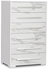 Modena White Drawer Chest