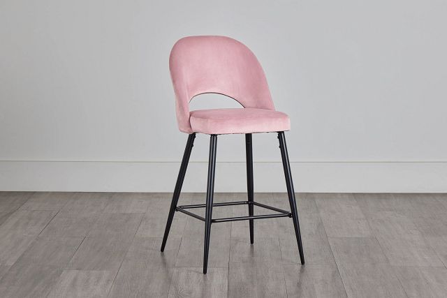 Kelly Light Pink 28" Upholstered Barstool (0)