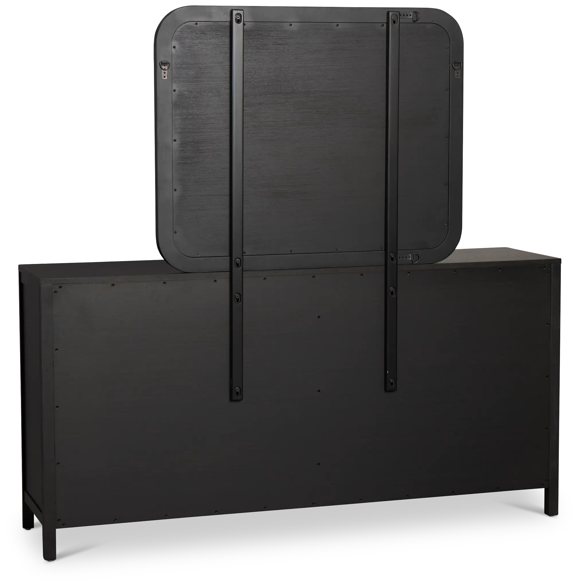 Pacific Two-tone 7-drawer Dresser & Mirror Pacific Two-tone 7-drawer Dresser & Mirror