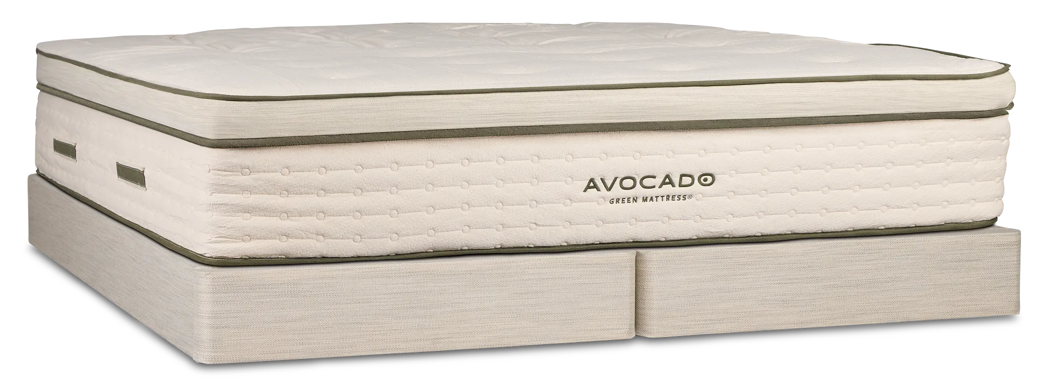 Avocado Green Cushion Firm Mattress Set