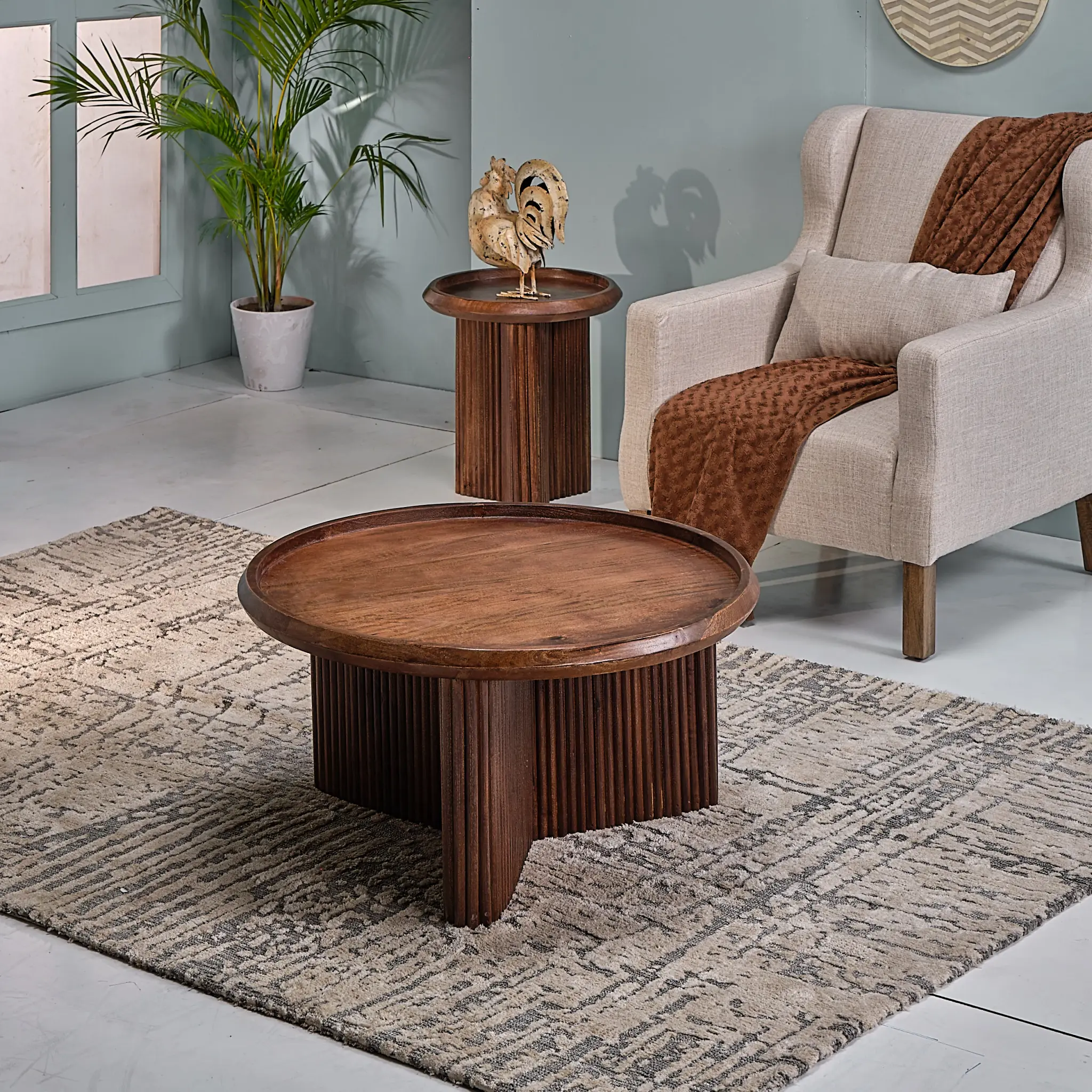 Ramsey Mid Tone Round Coffee Table Ramsey Mid Tone Round Coffee Table