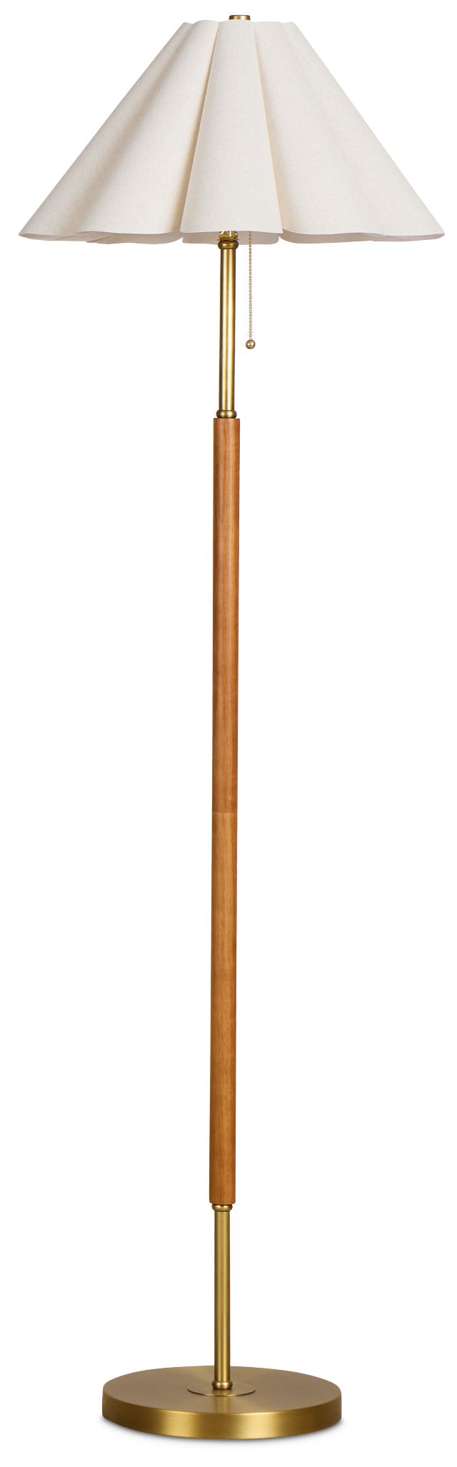 Oskar Gold Metal Floor Lamp