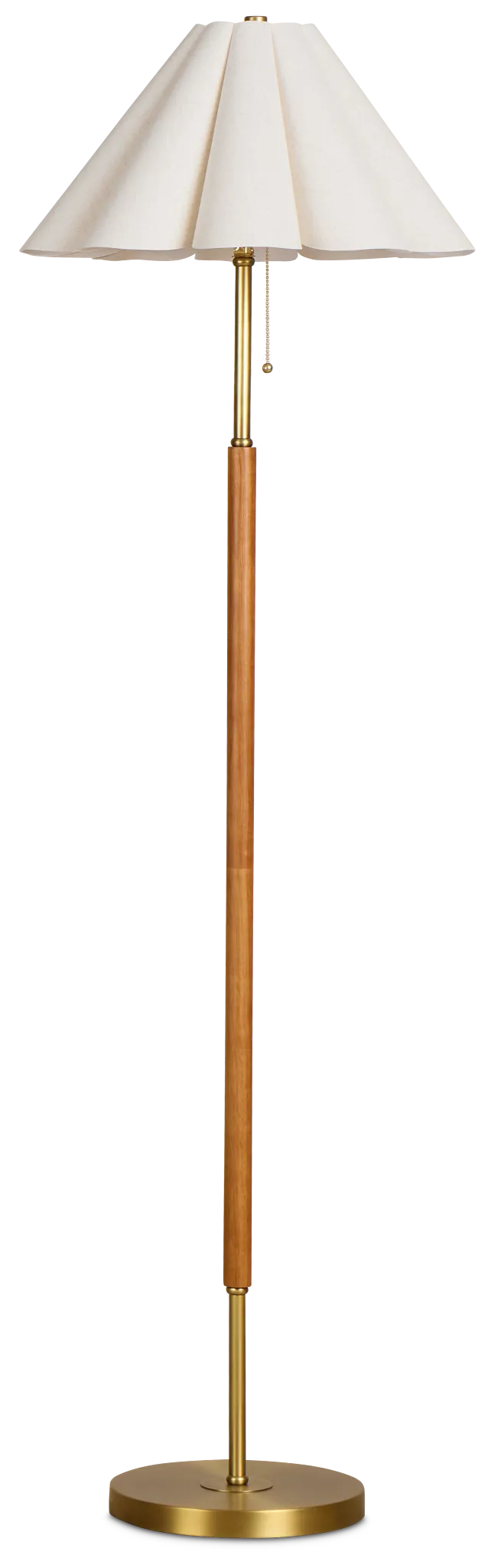 Oskar Gold Metal Floor Lamp