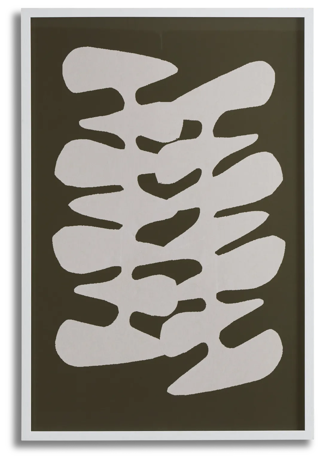 Vas Dark Green Framed Wall Art