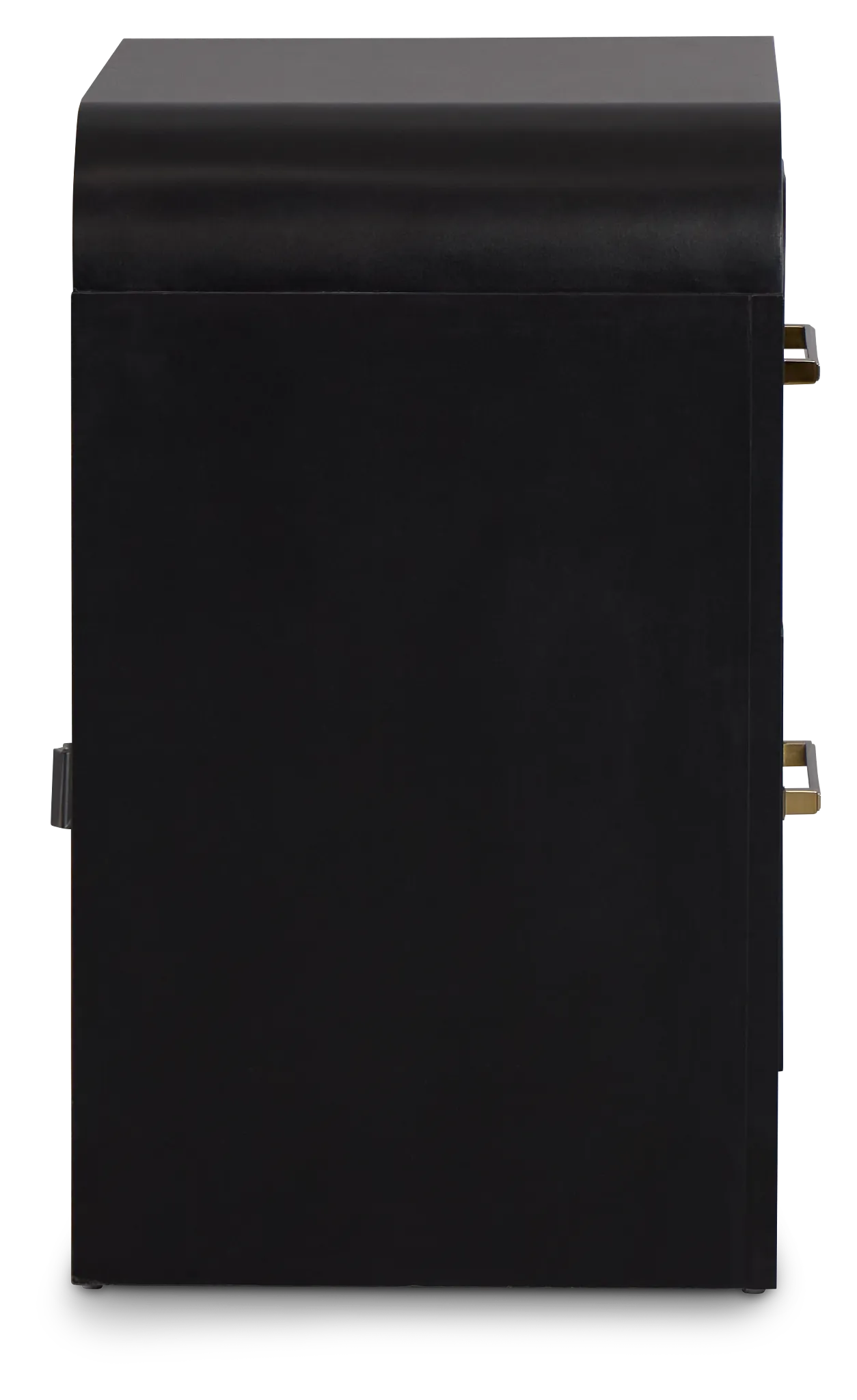 Lyndie Black 2-drawer Nightstand