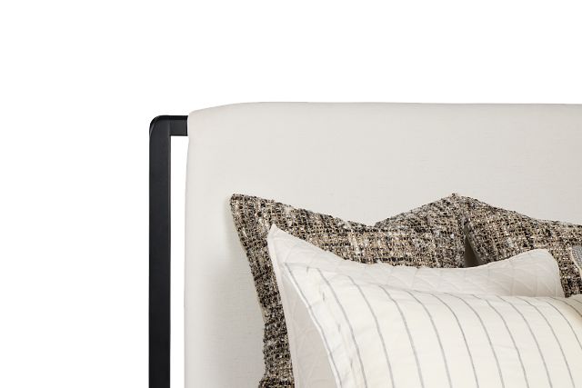 Highland Black Uph Panel Bed