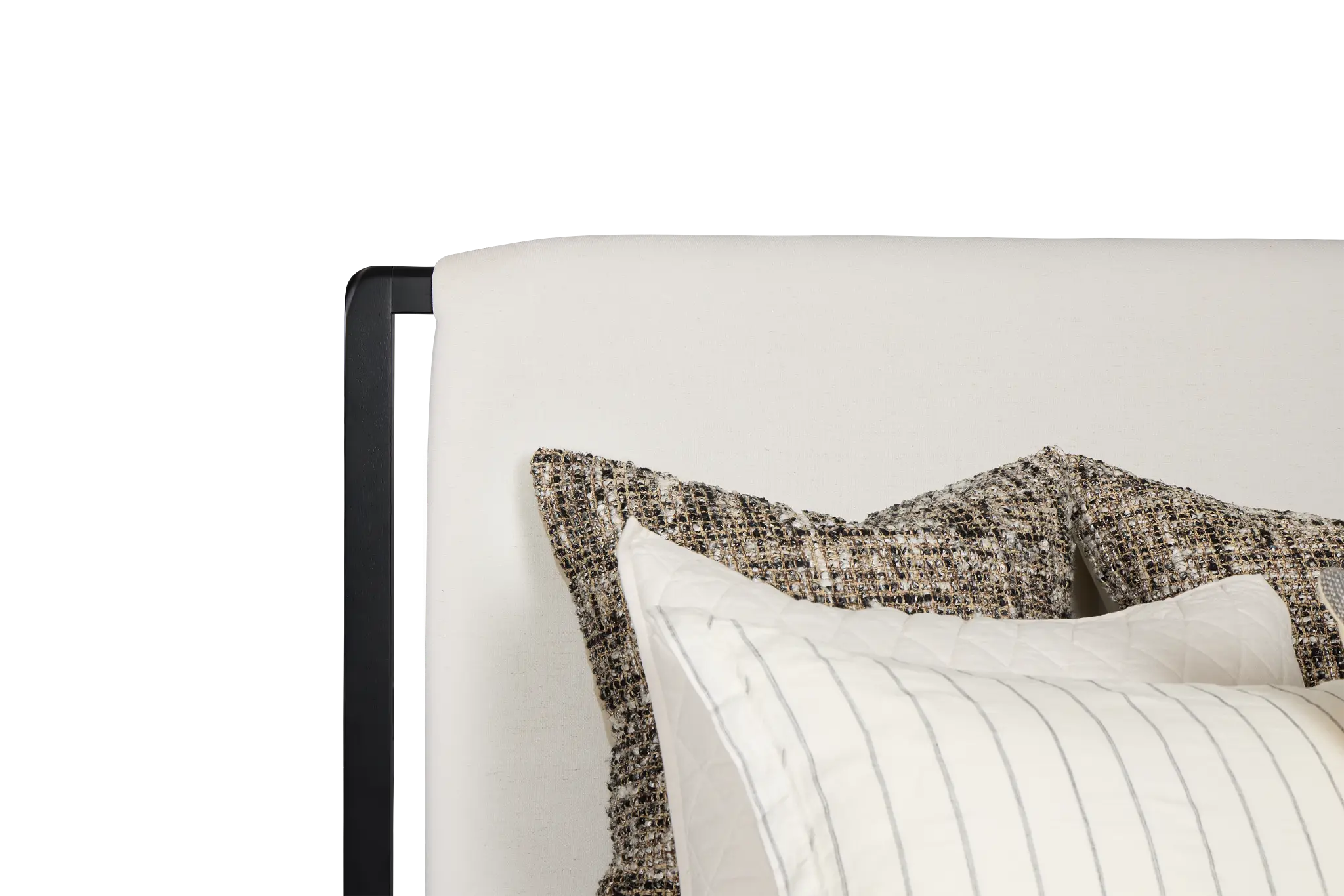 Highland Black Uph Panel Bed Highland Black Uph Panel Bed