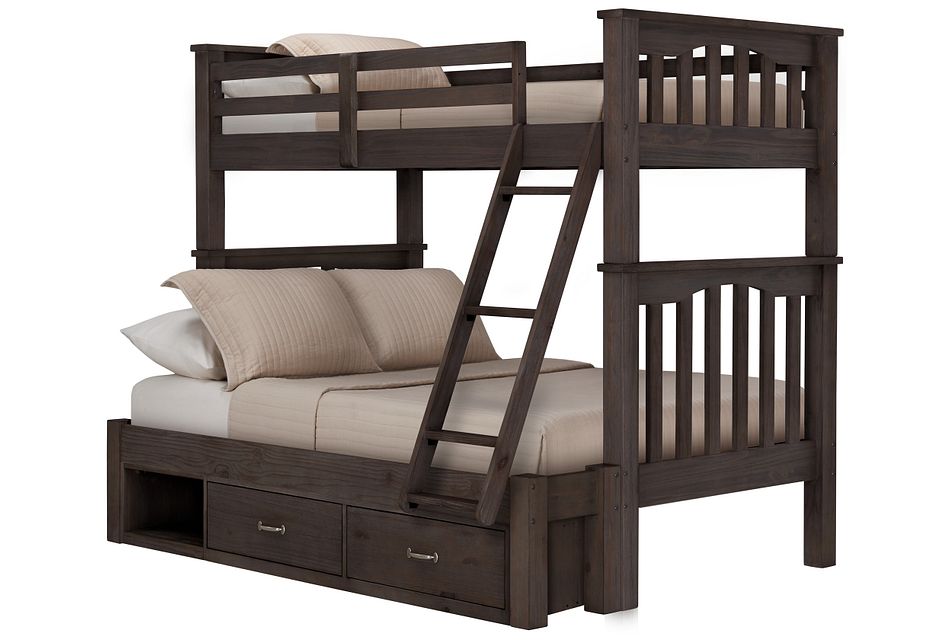 Highlands Dark Tone Storage Bunk Bed