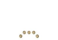 Cafe 1 Series Brass 5 Piece Gas Knobs