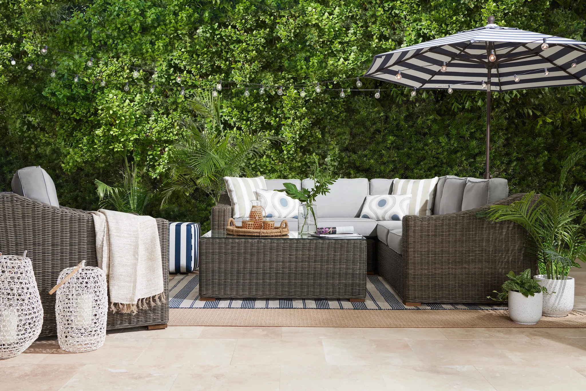 Canyon Gray Small Two-arm Sectional