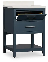 Alden Blue 24" Single Bathroom Vanity