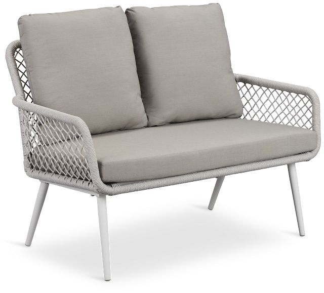 Andes Gray Woven Sofa