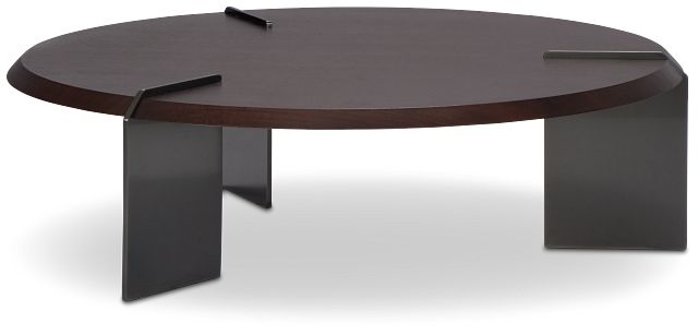 Atticus Dark Tone Round Coffee Table