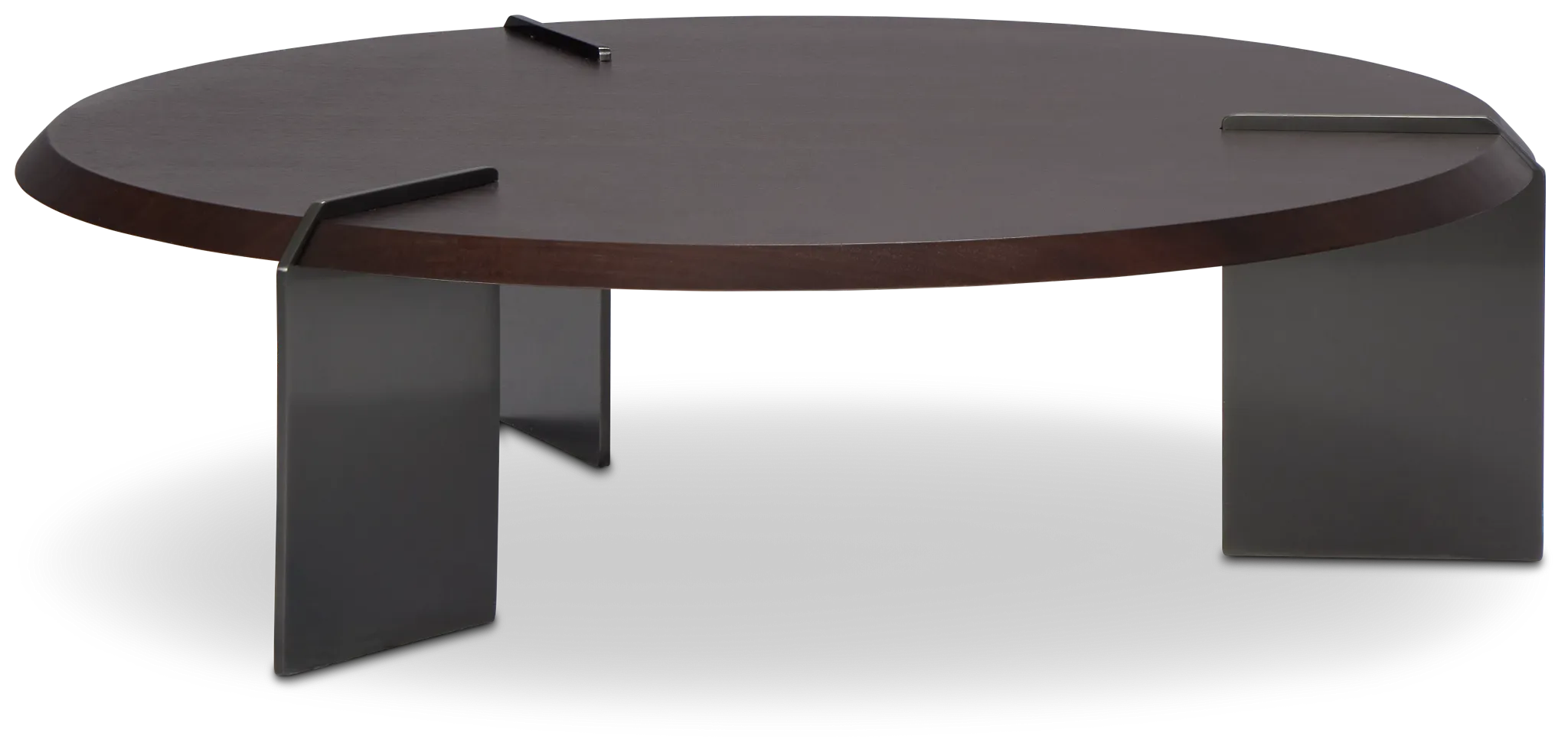 Atticus Dark Tone Round Coffee Table