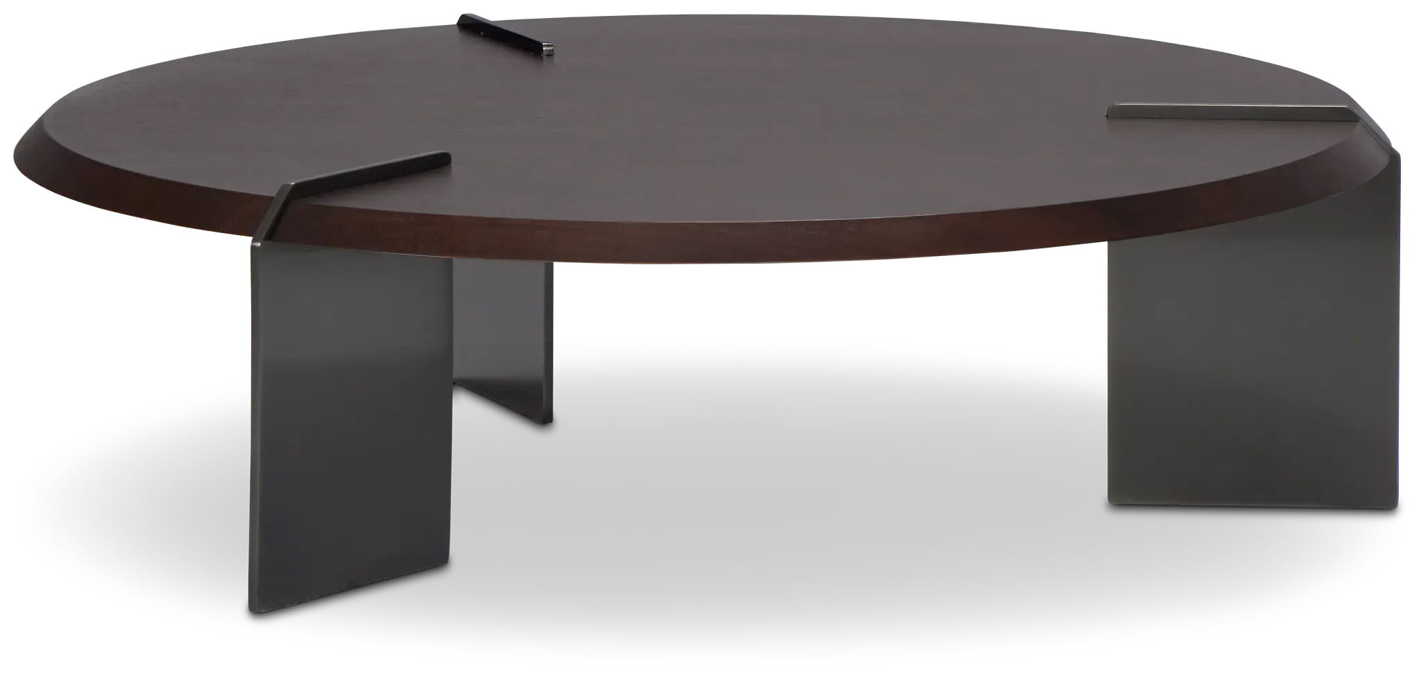 Atticus Dark Tone Round Coffee Table Atticus Dark Tone Round Coffee Table