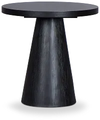 Alden Black Round End Table