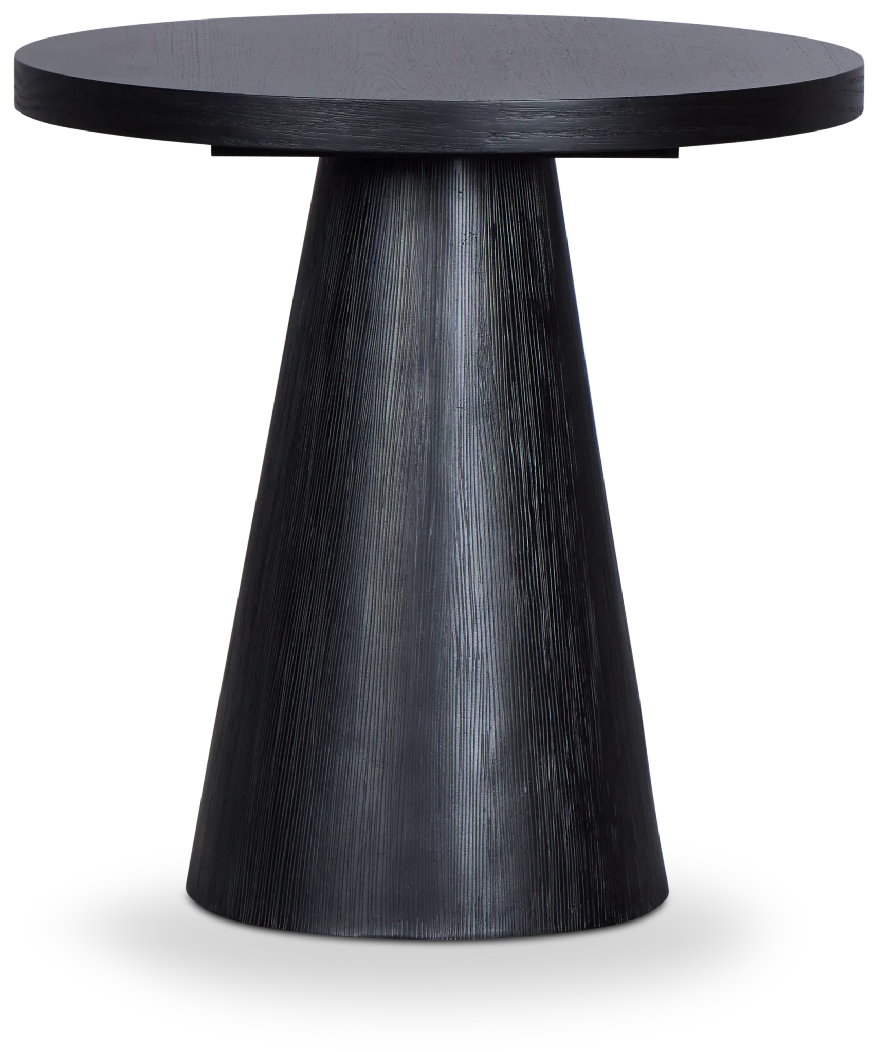 Alden Black Round End Table