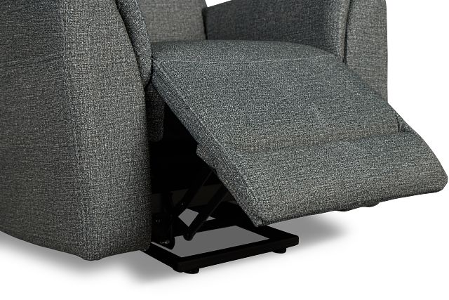 Gavin Dark Gray Fabric Power Lift Recliner