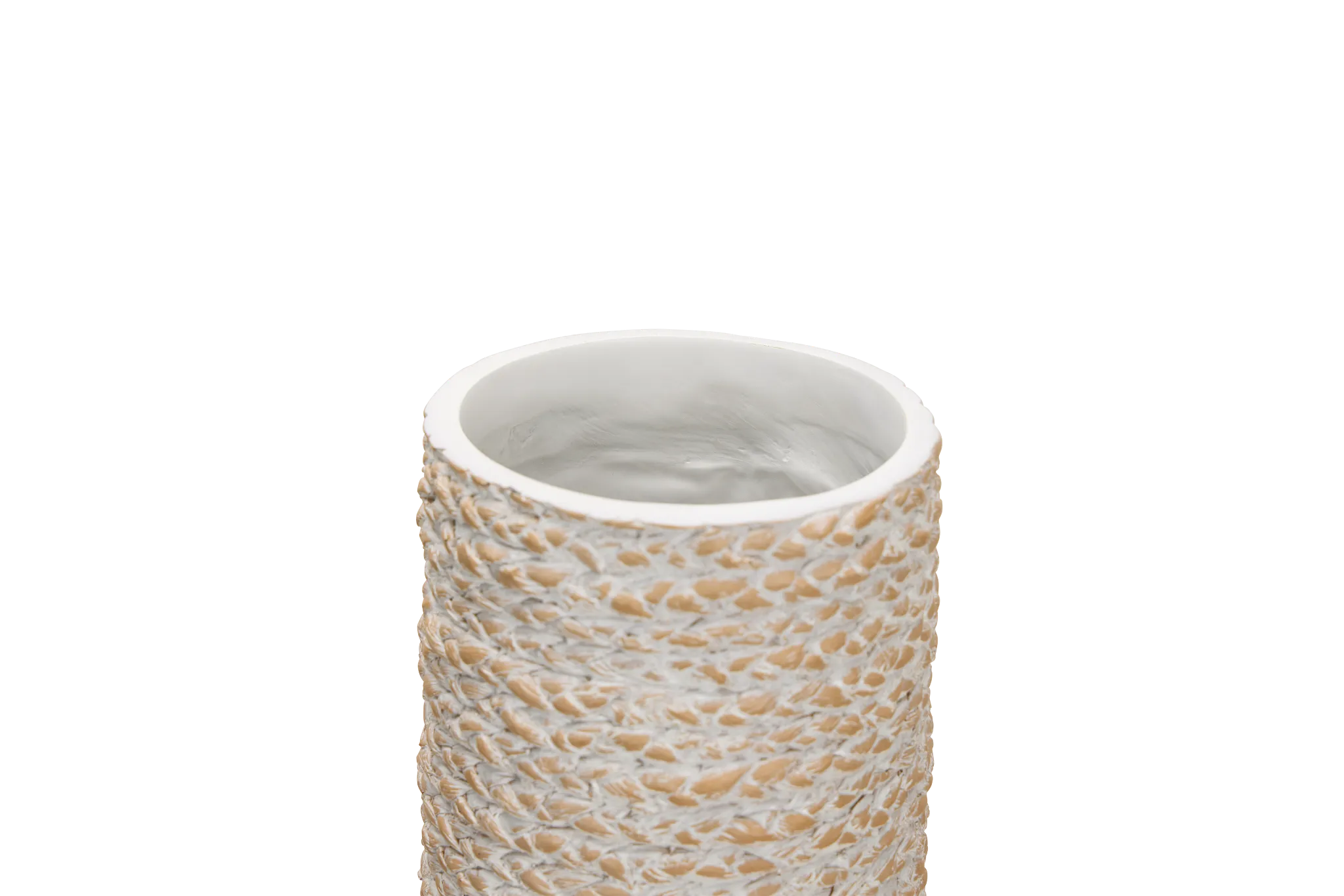 Toulon White Short Vase