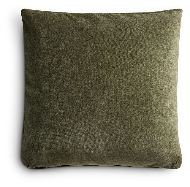 Citymod Green Fabric 20" Accent Pillow