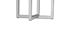 Amalfi Glass Round High Dining Table