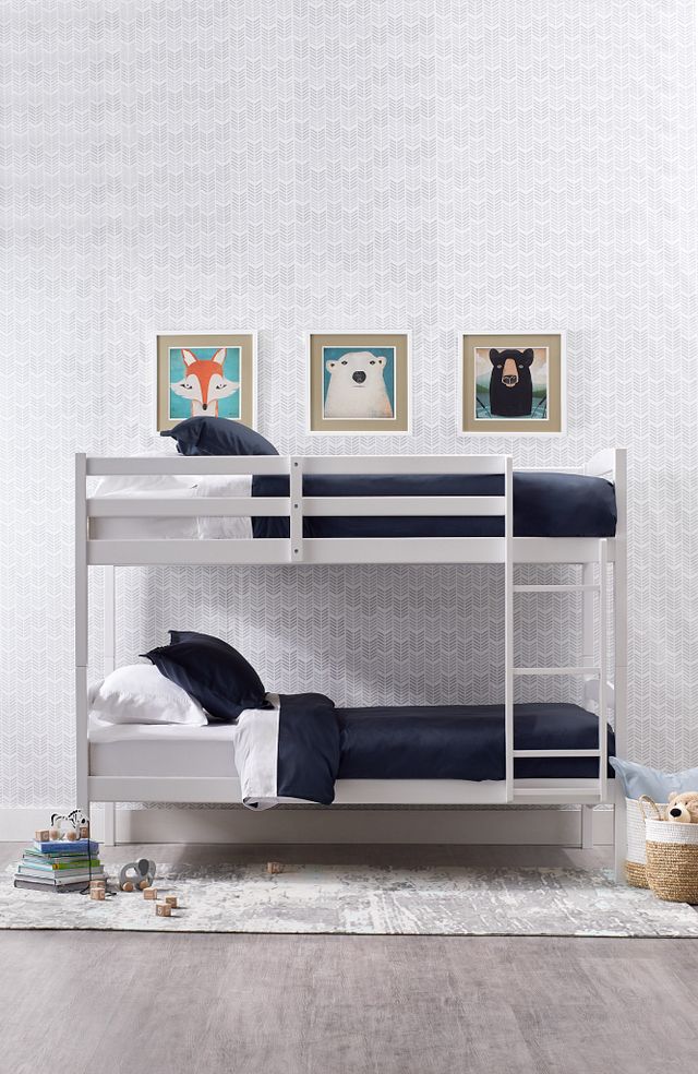 Marley White Bunk Bed (3)