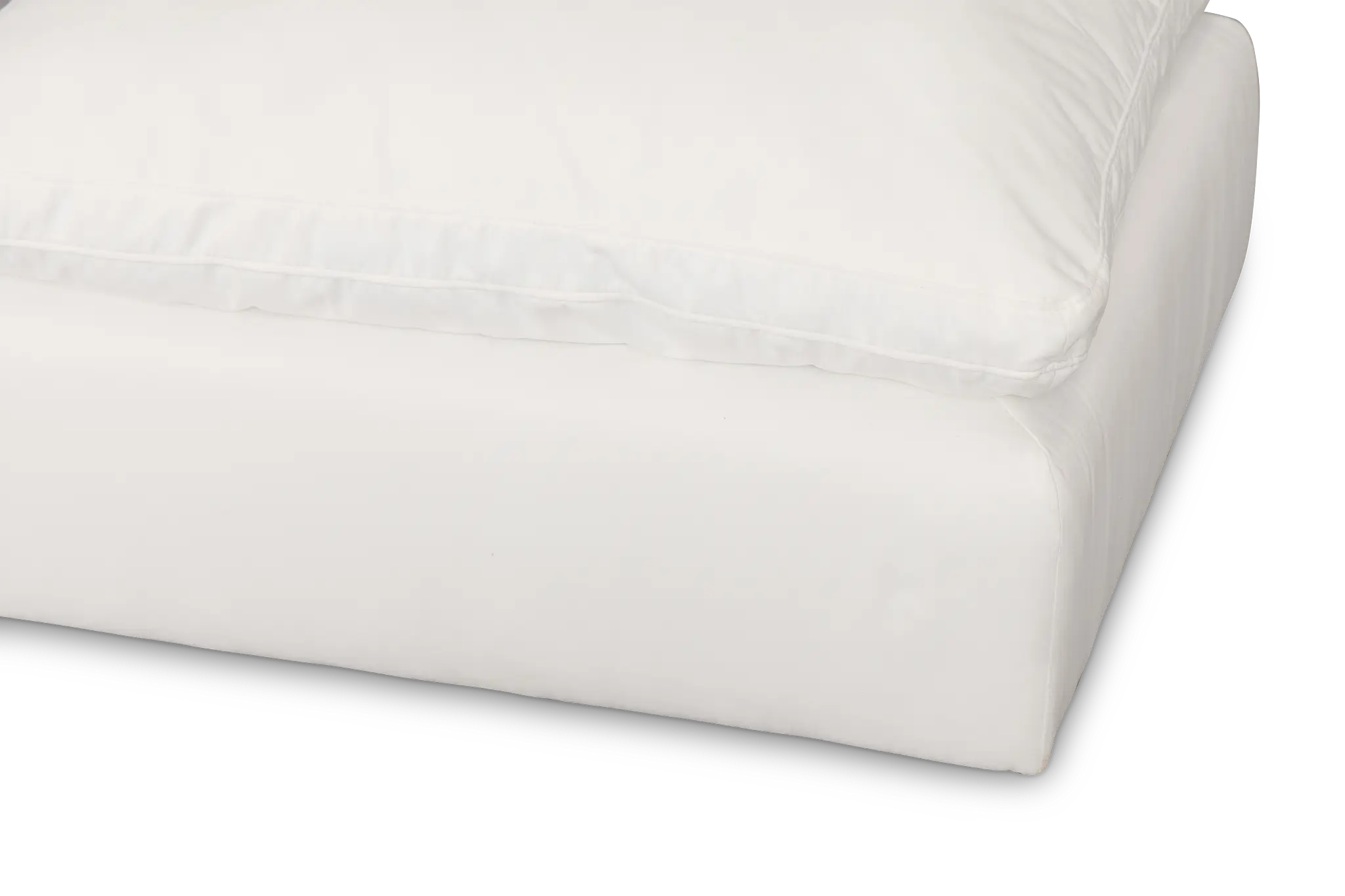 Grant White Fabric Ottoman Grant White Fabric Ottoman