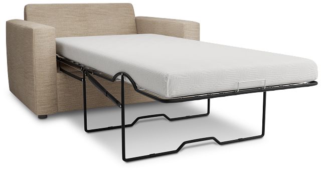 Siesta Victory Taupe Fabric Cooling Memory Foam Sleeper