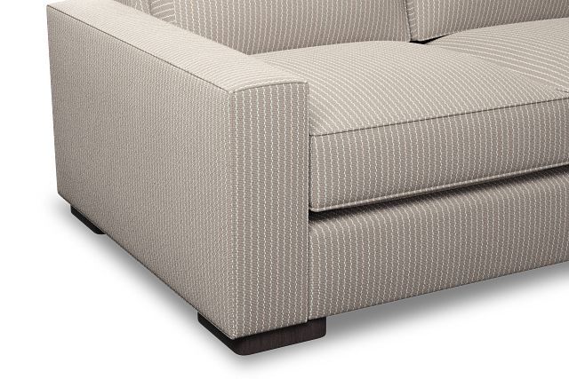 Edgewater Lucy Taupe 96" Sofa W/ 3 Cushions
