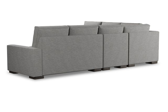 Edgewater Victory Gray Medium Two-arm Sectional