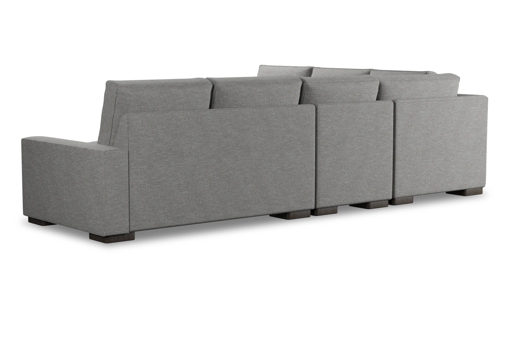 Edgewater Victory Gray Medium Two-arm Sectional